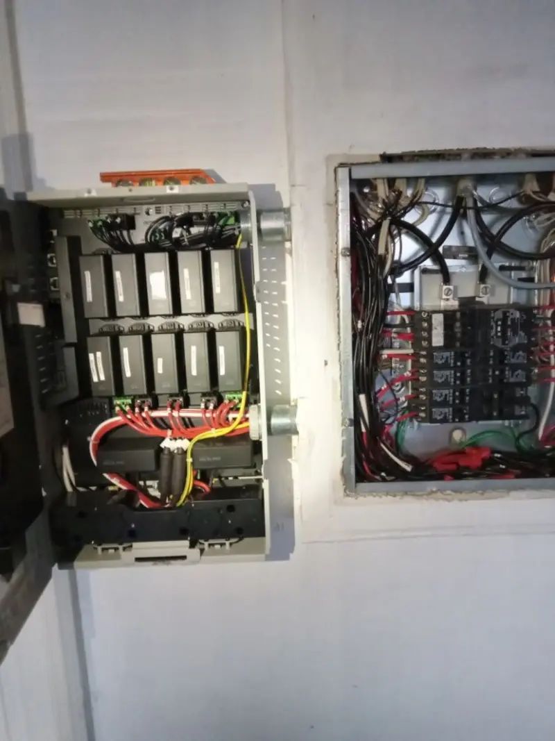 Electrical panel upgrade completed for Ring Doorbell Installation in Orange Park